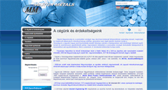 Desktop Screenshot of martinmetals.eu